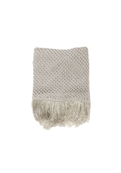 Scialle in maglia dalla lavorazione a crochet SIMONA CORSELLINI | Stole | P24-CPSLO03-010118